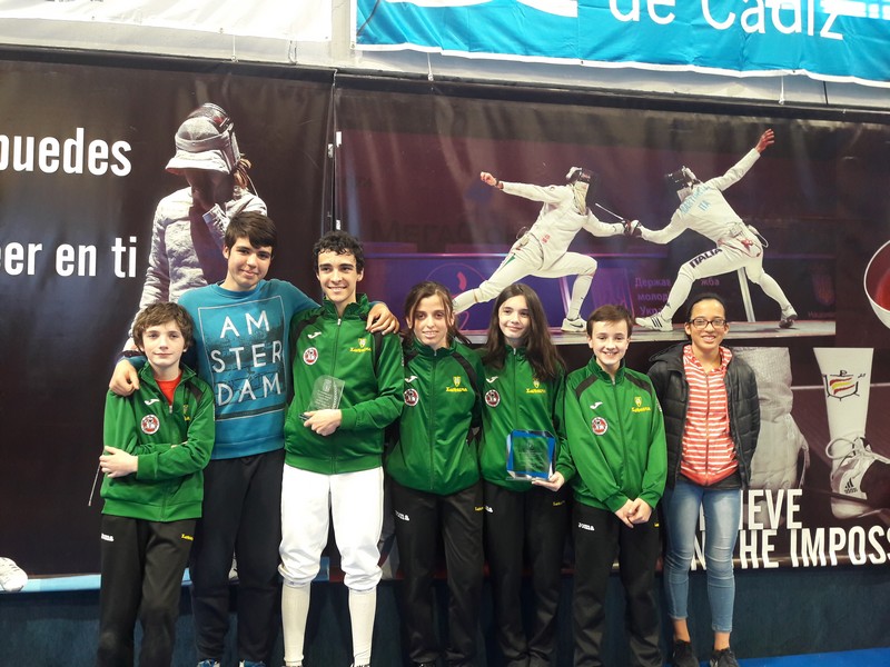 Navarra se hace un hueco en la esgrima nacional